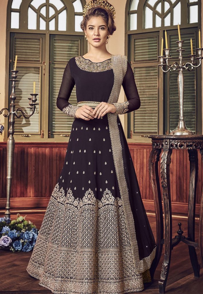Sequin Anarkali Gown Dress Indian Designer Wedding Wear Women Dresses  Pakistani Clothes - Etsy | Frock for women, Long frock designs, Simple gowns