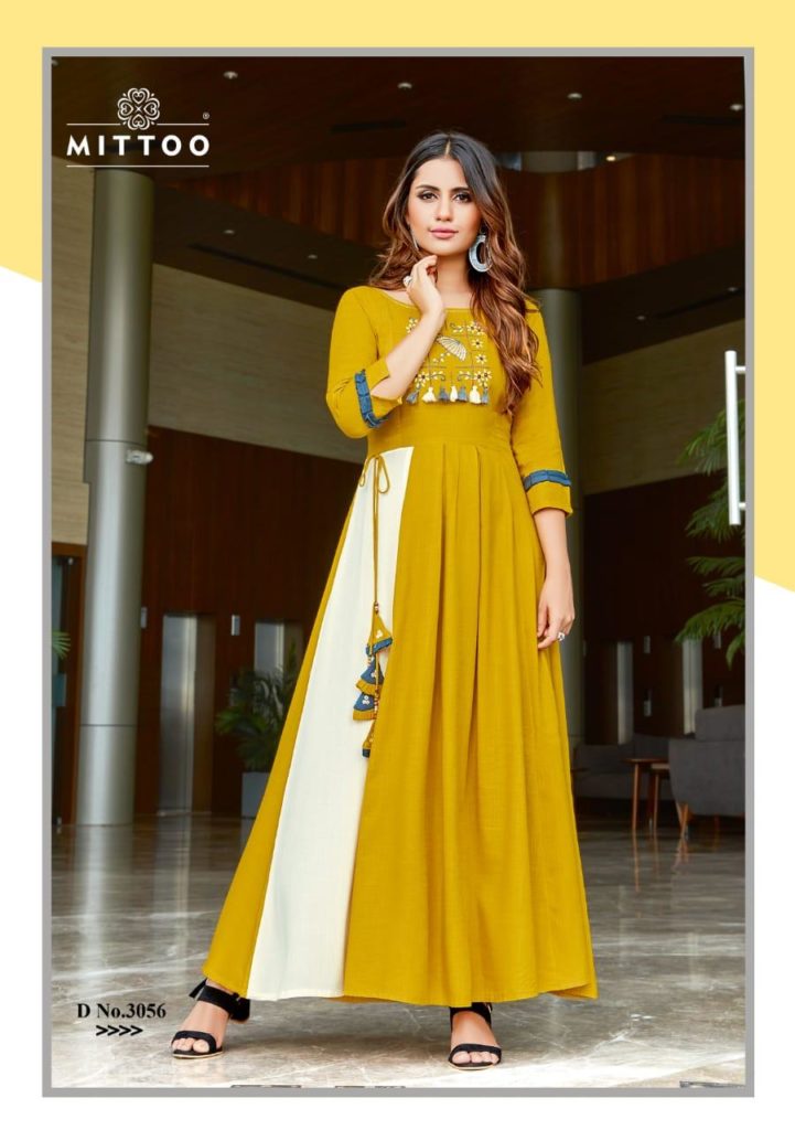 fancy long kurti party wear