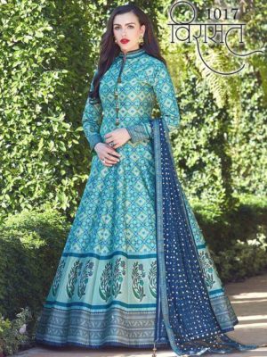 Fancy Karwa Chauth Gown
