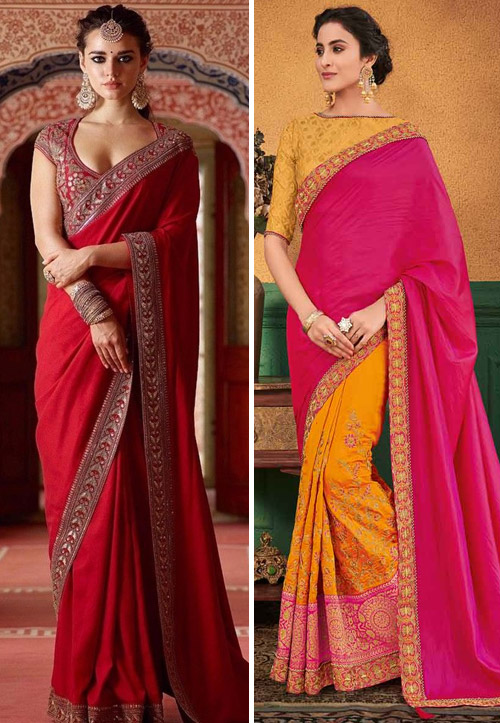 Wedding saree options