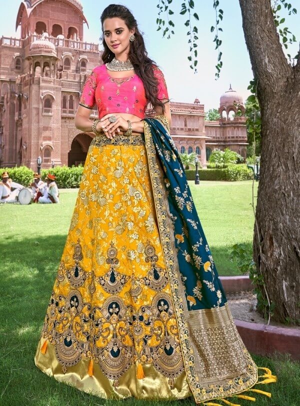 Green Color Kurti and Yellow Patiyala Suit With Embroidery Work and Dupatta  in USA, UK, Malaysia, South Africa, Dubai, Singapore