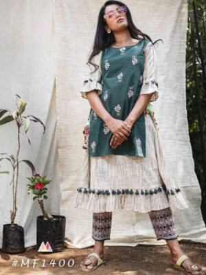 Casual Cotton Plain Kurti Pant Set, Size/Dimension: XS - XL at Rs 649/set  in Jaipur