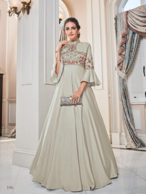 Buy Frock Style Gur Purab Embroidered Indian Gowns Online for Women in  Malaysia