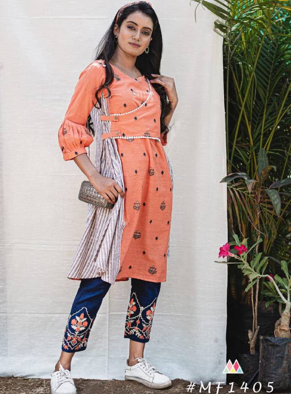 Straight Latest New Designer Ladies Kurti With Pant, Size: M,L,XL,XXL at Rs  500 in Surat