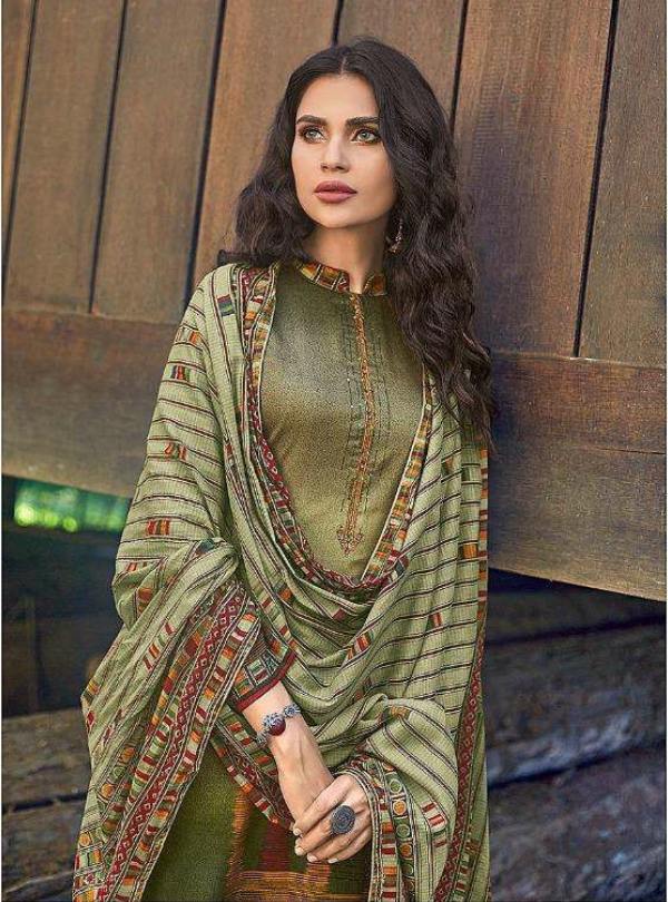 Embroidered Wedding Wear Pure Jam Cotton Suit