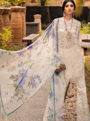 Eid Special White Heavy Embroidered Suit