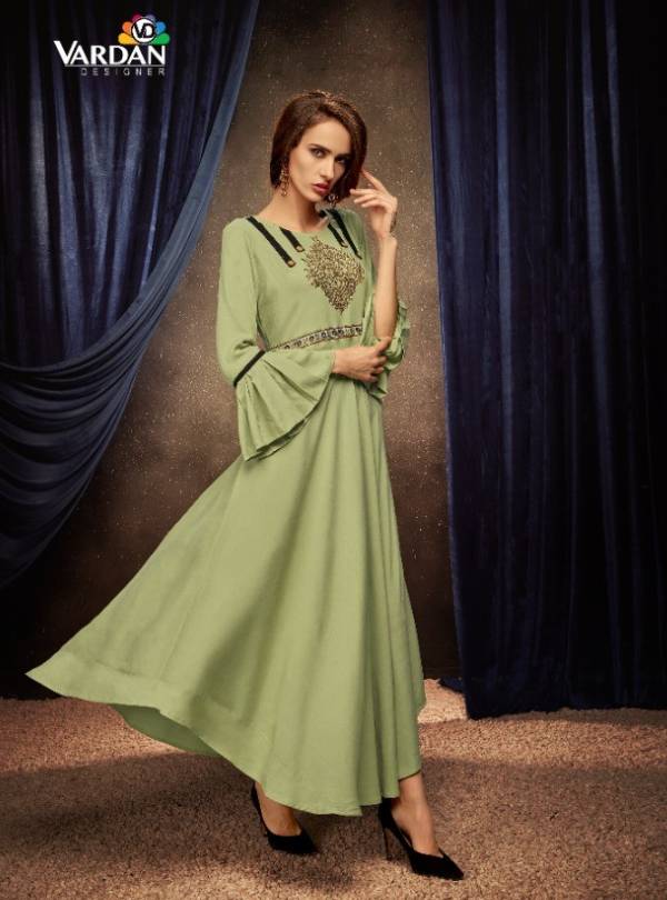 Reeta Fashion Designer Light Green Heavy Slub Cotton Plain Kurti | Reeta  Fashion