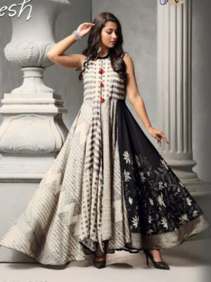 Gorgeous Layered Party Wear Rayon Gown