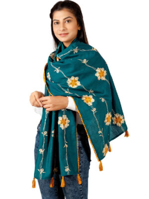 teal-blue-stole