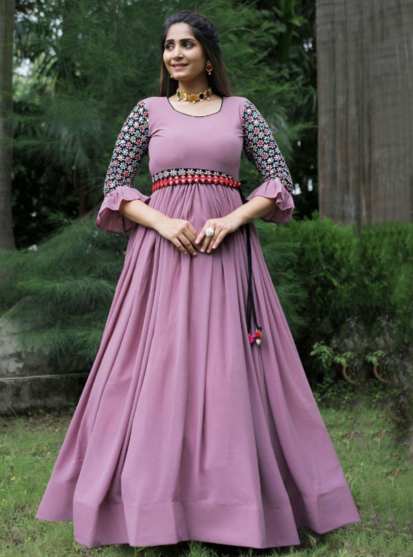 Buy Pink Designer Party Wear Floor-Length Gown | Party Wear Kurtis-hkpdtq2012.edu.vn