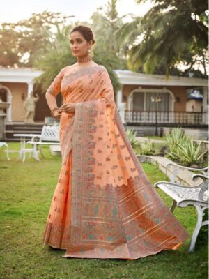 Gorgeous Pure Modal With Kashmiri Weaving Party Wear Saree