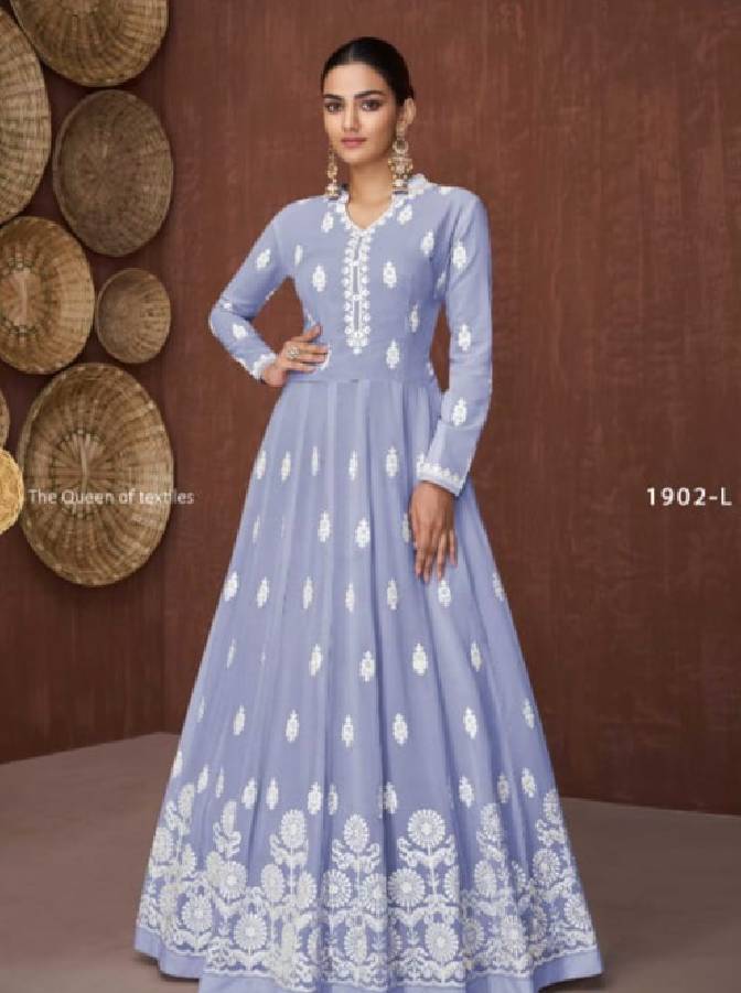 Party Wear Long Dress With Dupatta For Girls 2023