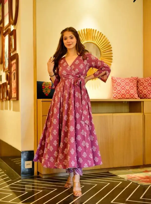 Amazing Cotton Silk Heavy Digital Printed Party Wear Suit | Latest Kurti  Designs
