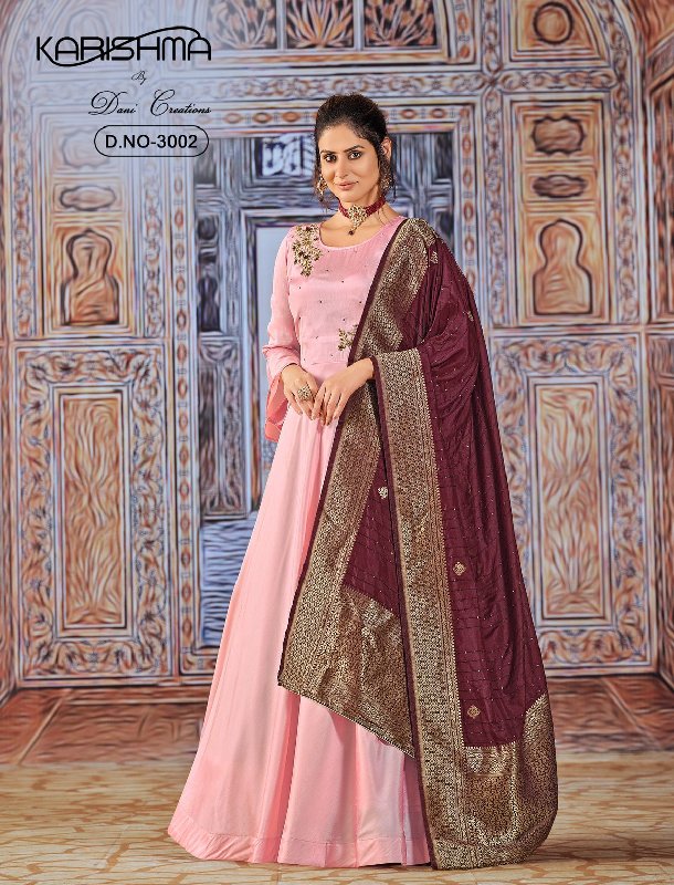 Bollywood Replica - Suits, Designer Saree, Gown, Designer Lehenga Choli - 🖤NEW  DESIGNER EMBROIDERED ANARKALI STYLE GOWN🖤 Te-1129 ☑️FABRIC DETAILS:- ⏹️GOWN  :HEAVY GEORGETTE WITH FULLY BOTH SIDE SEQUENCE WORK FULLY STITCHED ⏹️GOWN