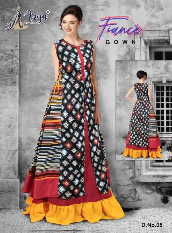 Stylish Fancy Party Wear Gown with Inner - Shahi Fits-atpcosmetics.com.vn