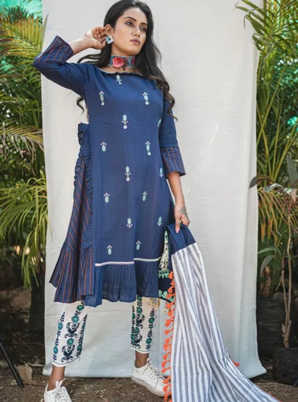 Discover 119+ ankle length jeans with kurti super hot