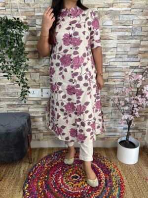 floral printed Fashionable crepe Kurtis designer UniqueLong kurti Kurta  designer kurtis stylish design trendy modern long