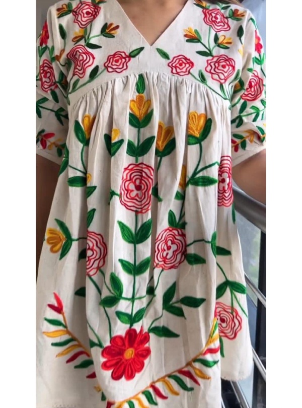 Latest Designer White Party Wear Coord Set - Image 6