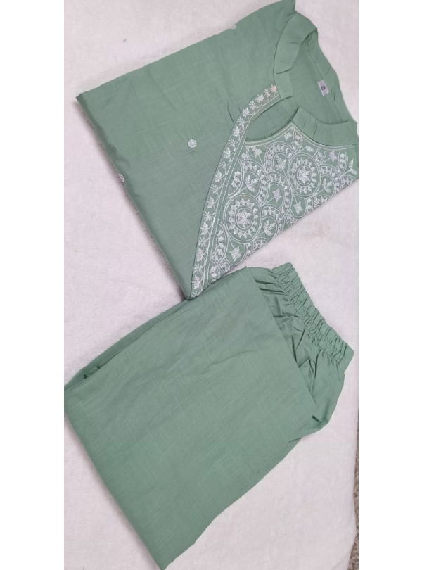 Latest Embroidered Party Wear Kurti Pant - Image 15