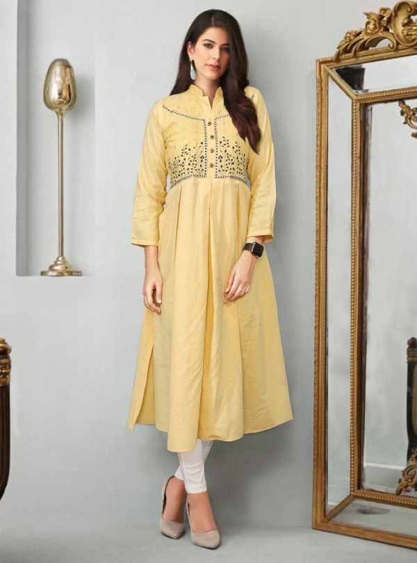 Yellow Color Silk Fabric Wedding Wear Designer Readymade Indo Western For  Men