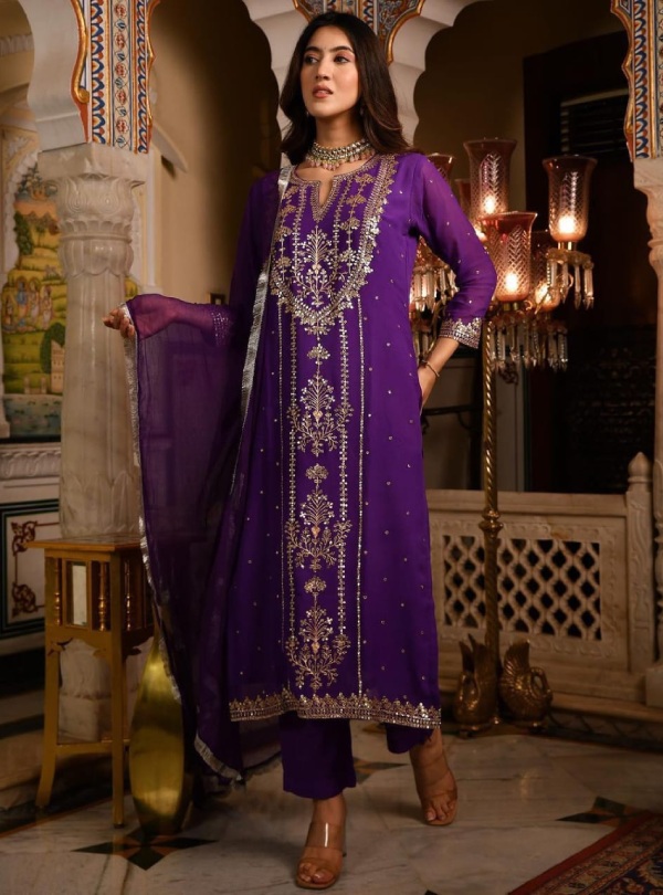 BOLLYWOOD INDIAN PAKISTANI ETHNIC PARTY WEAR PURE GEORGETTE KURTI DRESS  A126 | eBay