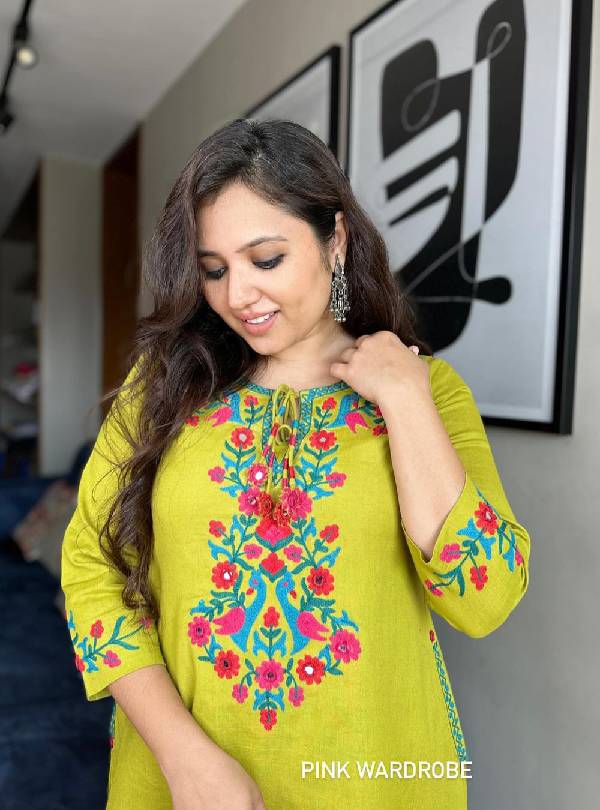 Stylish Grey Cotton Designer Party Wear Fancy Readymade Kurta With Paint Suit Design Pant main image 0
