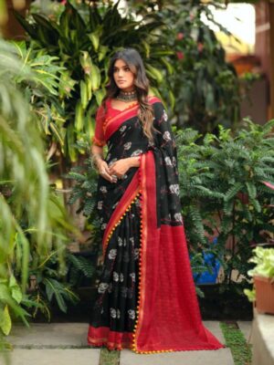 Glamorous Fancy Silk Saree