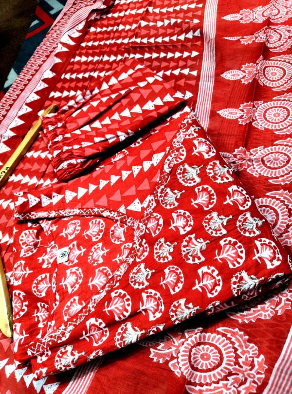 Beautiful Red Neck Design Suit - Image 7