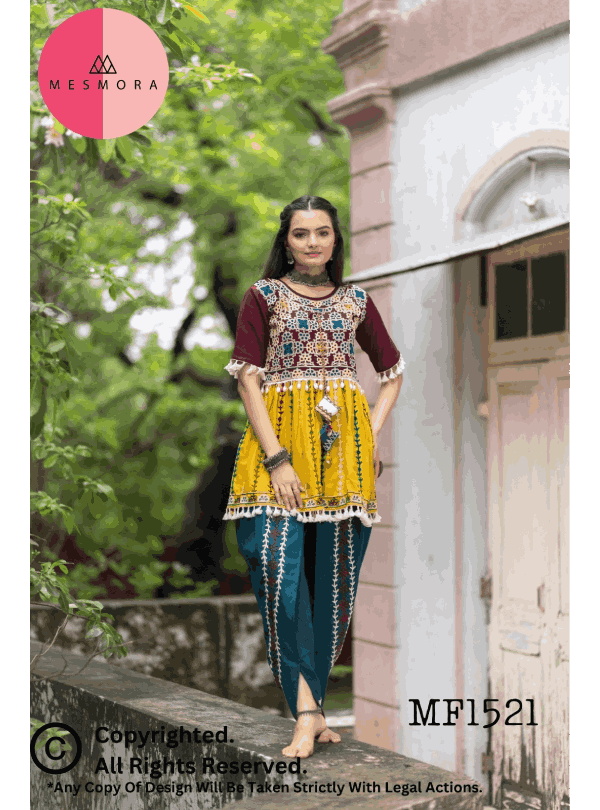 Kedia Tops firoji yellow