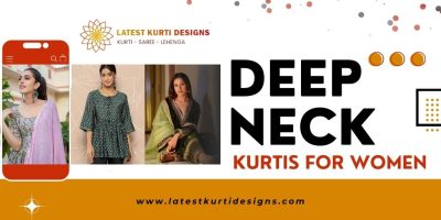Deep Neck Kurtis For Women