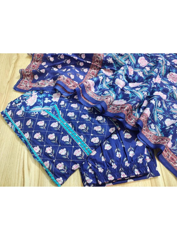 Floral Anarkali Kurta Set with Dupatta(3)(1)