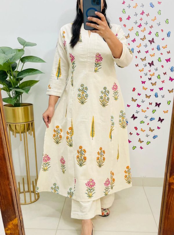 Cotton Kurta Pant Plazo Set (2)