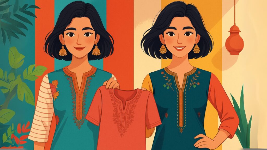 Kurti Length Tips for Short Height Girls