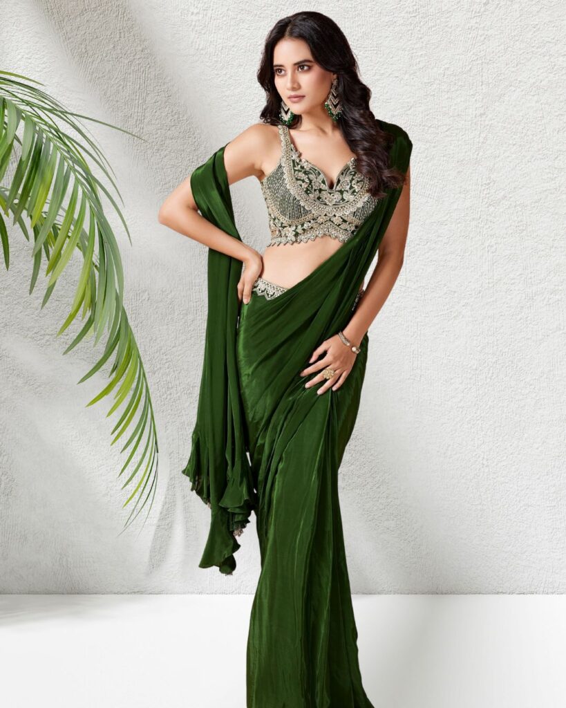Pre-Draped Bridal Sarees