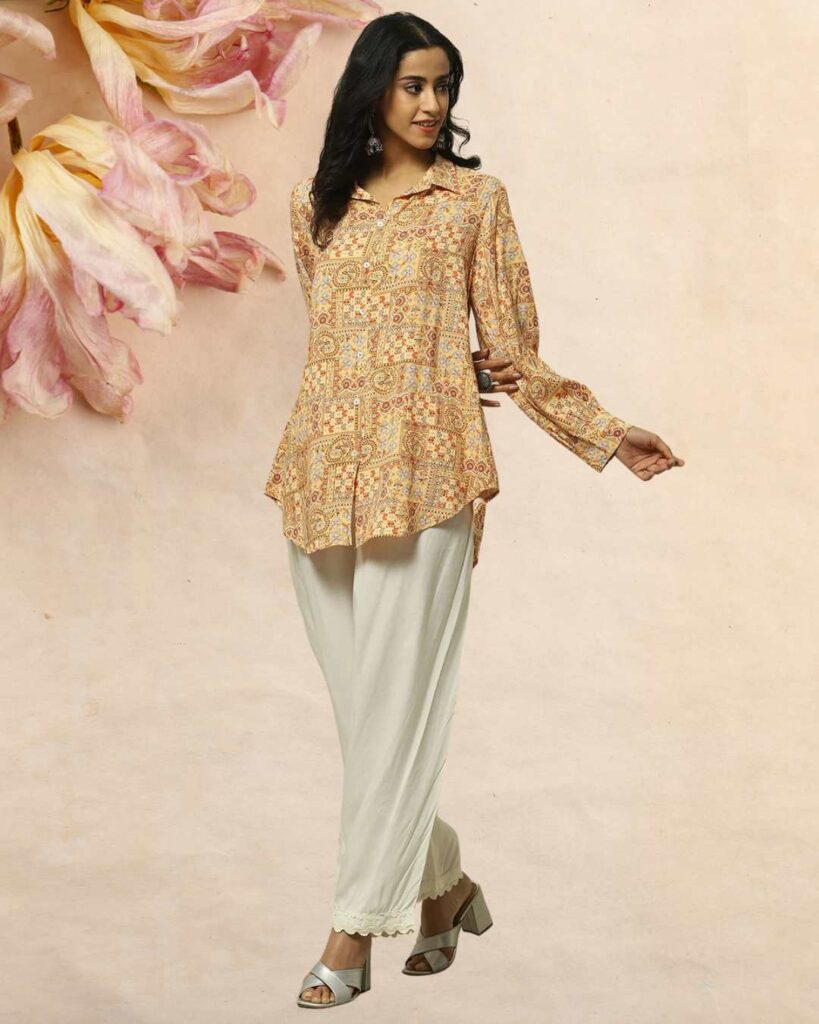Shirt-Style Kurtis