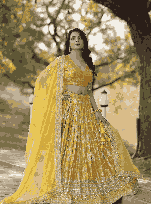 Elegant Party Wear Lehenga Choli