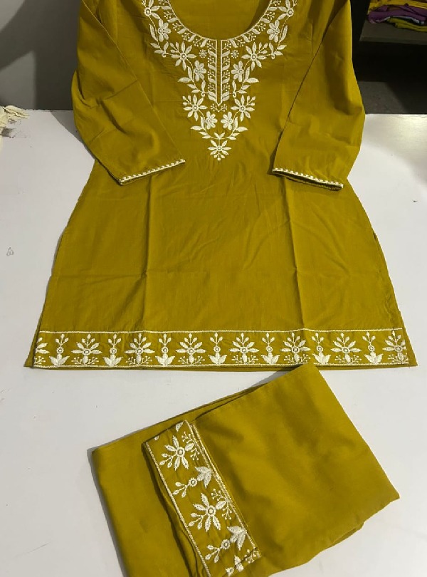 Premium Cotton Chikankari Cord Set