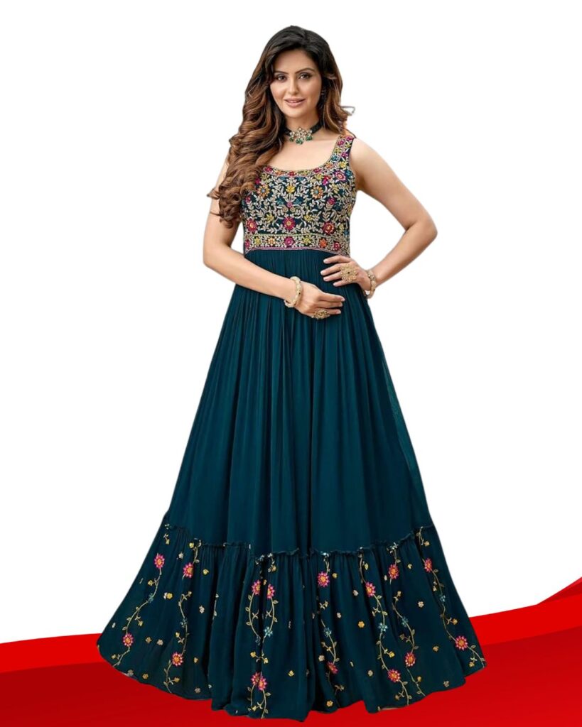 गाउन स्टाइल ड्रेस