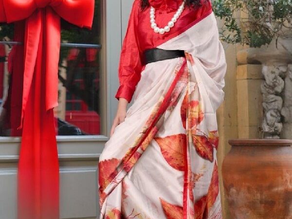 Spanish Satin Saree Collection