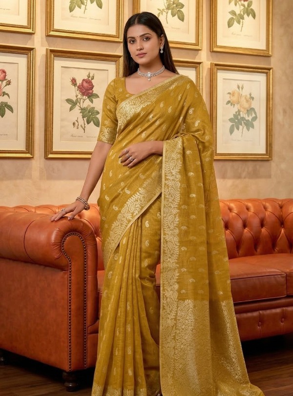Tissue Silk Fabric Saree (3)