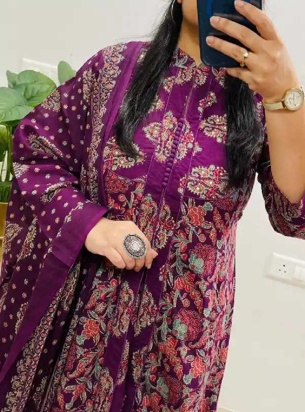 Hand Work Anarkali Suit