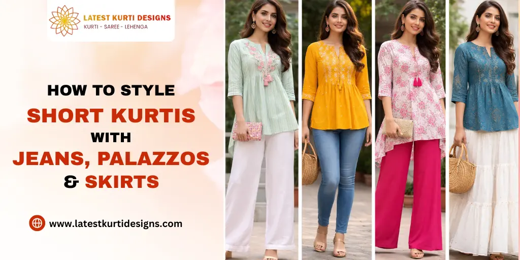 You are currently viewing How to Style Short Kurtis with Jeans, Palazzos & Skirts
