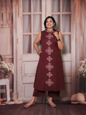 Premium Handloom Cotton Straight Kurti for Women