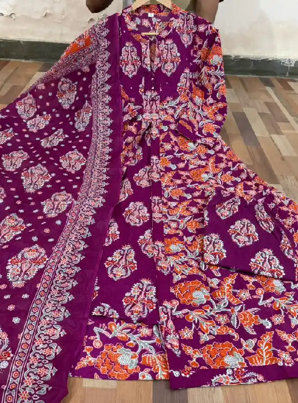 Printed Kurta Dupatta Set