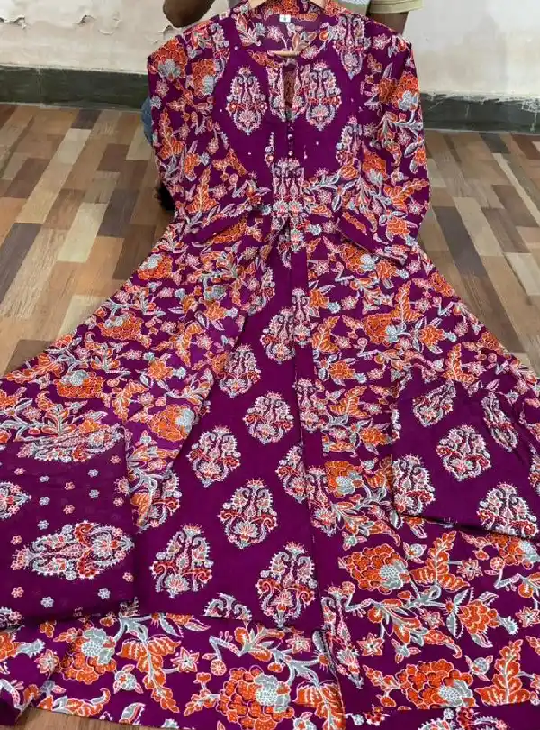 Summer Anarkali Dress Set