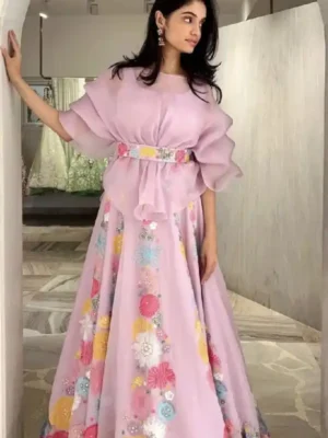 Designer Floral Lehenga Set