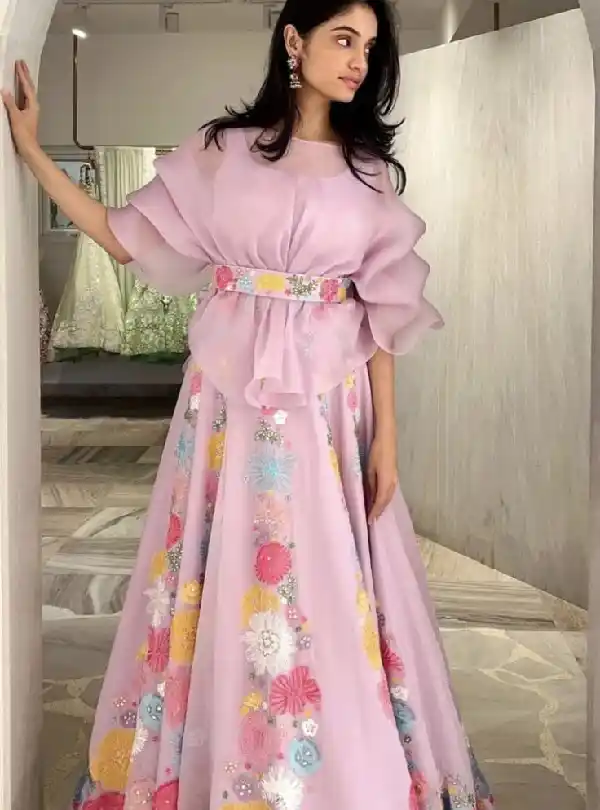 Designer Floral Lehenga Set