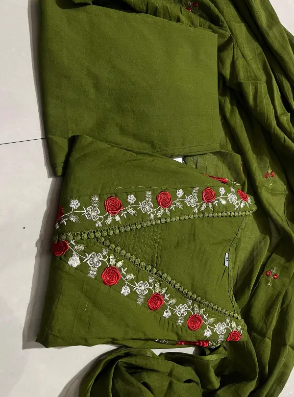 Fine Cotton Embroidered Outfit