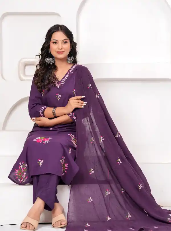 Kurti Pant Dupatta Set