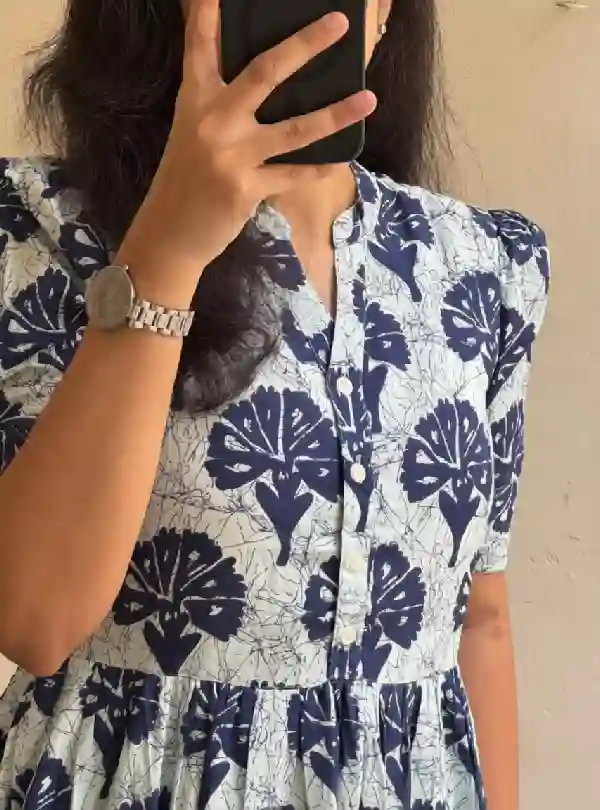 Casual Cotton Midi Dress for Women